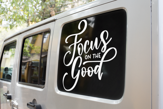 Focus On The Good Inspirational Sticker