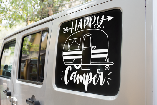 Happy Camper Adventure Sticker