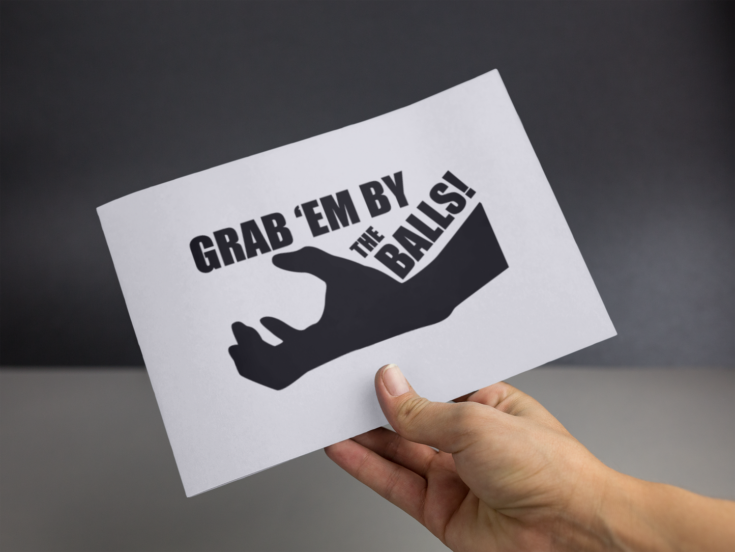 Grab Em By The Balls Sticker