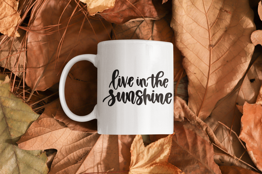 Live In The Sunshine Boho Mug