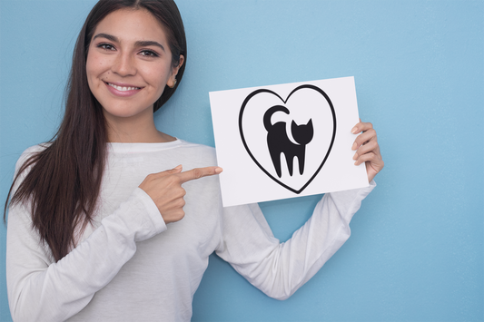 I Love My Cat Sticker