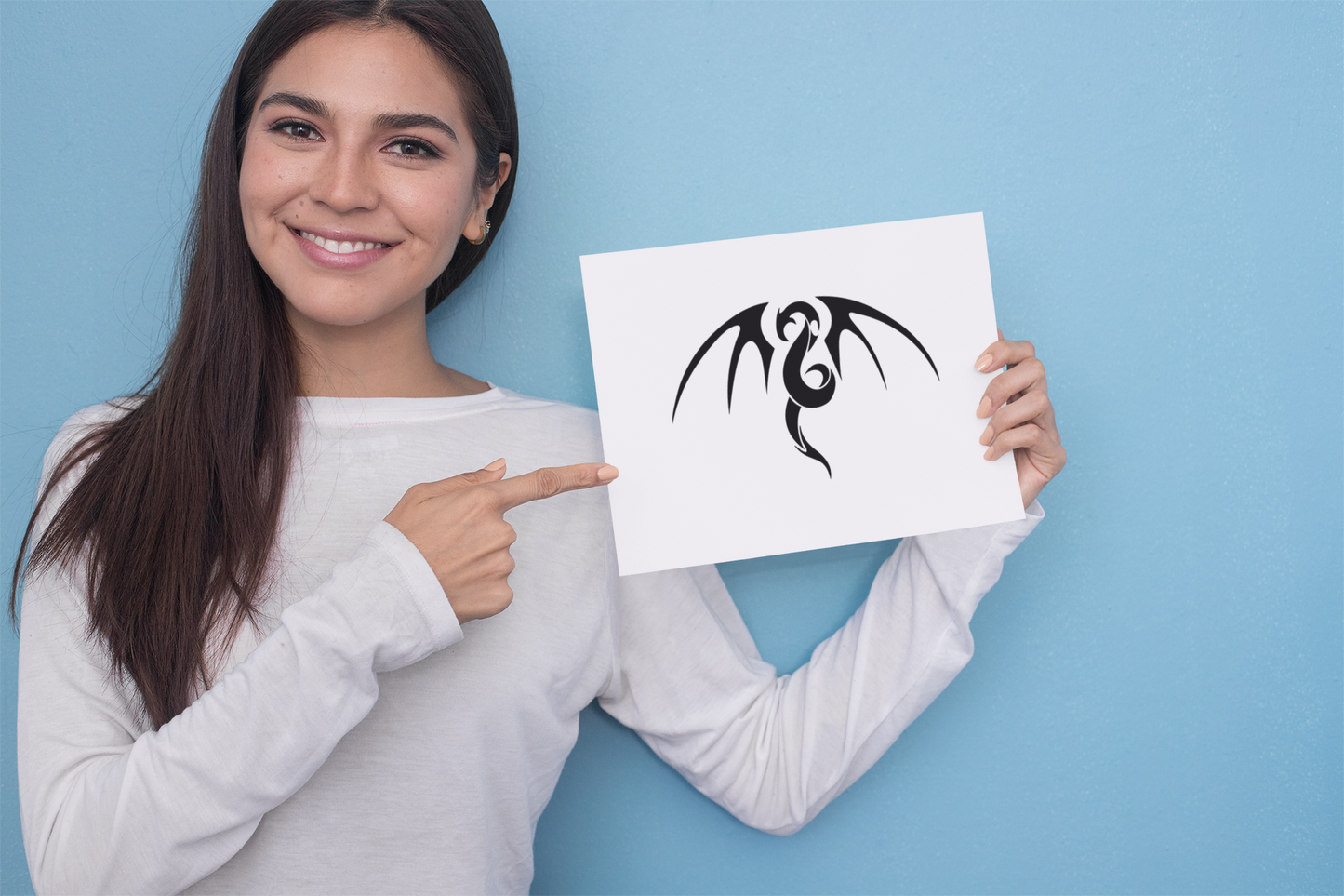 Tribal Dragon Sticker