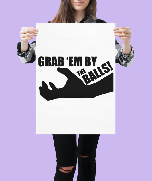 Grab Em By The Balls Sticker