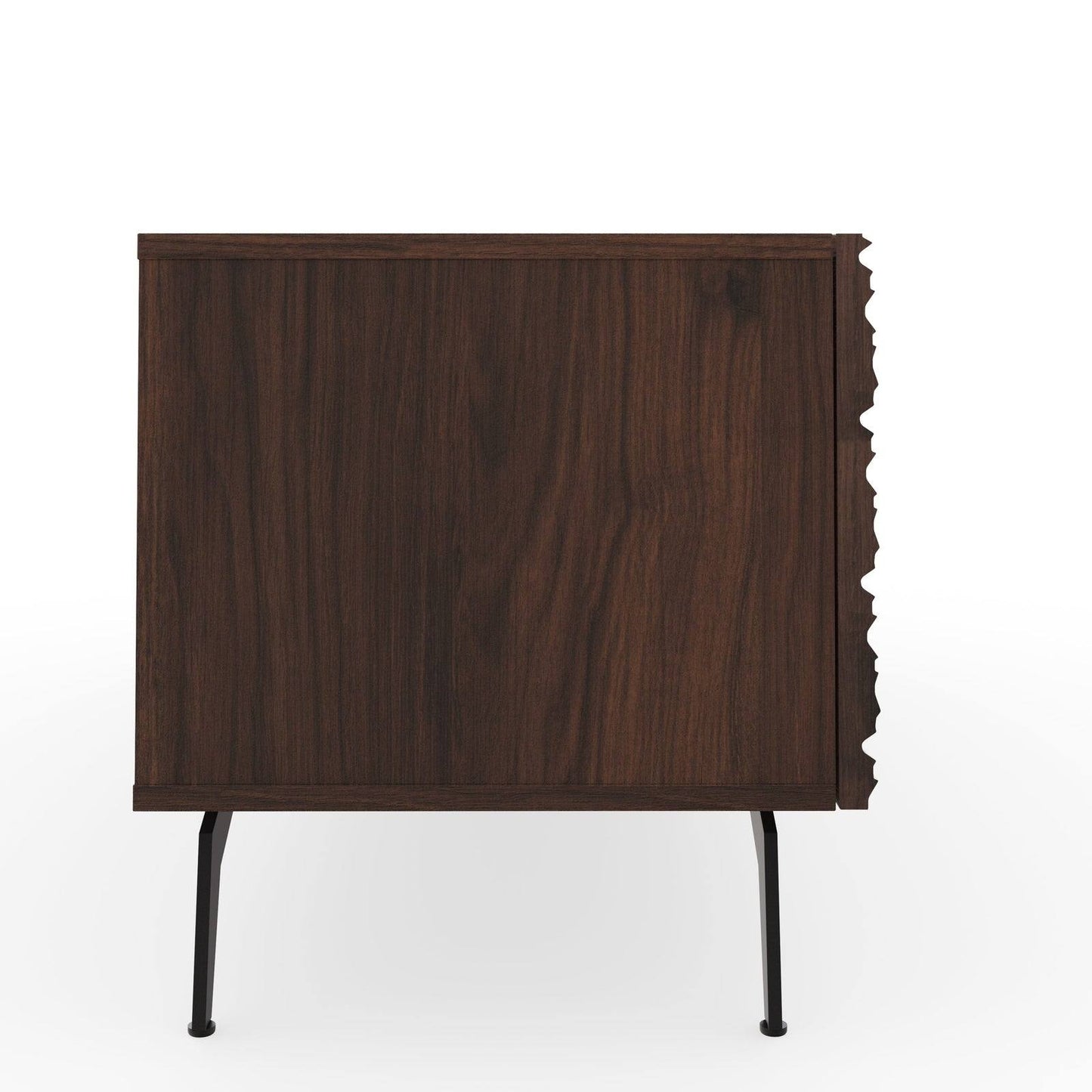 Bantham TV Unit Dark Walnut 1 Shelf 1 Drawer 2 Doors