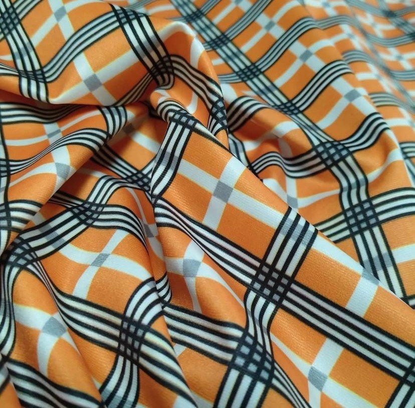 Stretch Plaid Fabric