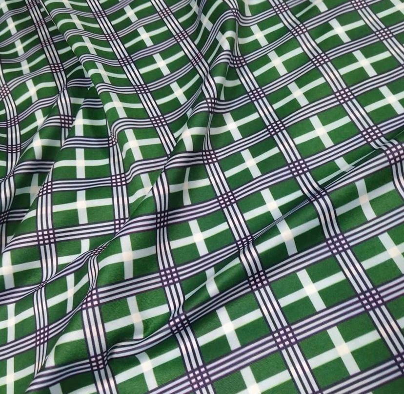 Stretch Plaid Fabric