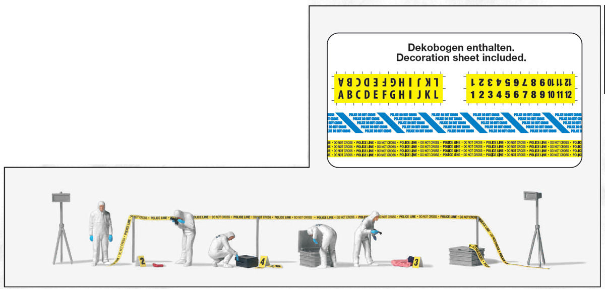 Crime Scene Investigation Terrarium Figures 10800
