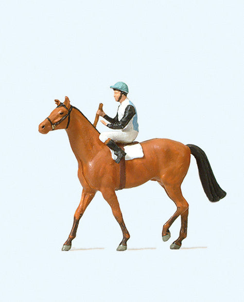 Jokey and Horse - Terrarium Figure - 29080