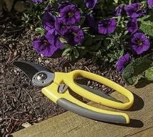 Deluxe Secateurs Yellow Pruners Hand Tool