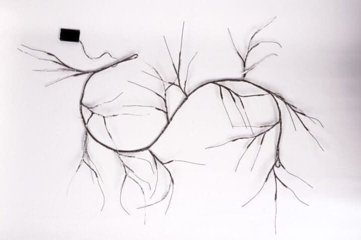 6ft LED Artificial Birch Garland