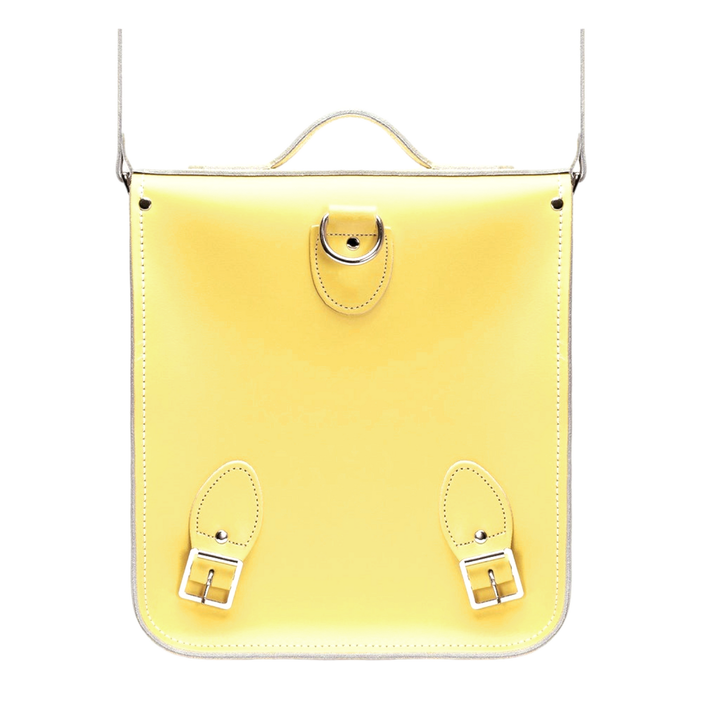 Handmade Leather City Backpack - Primrose Yellow