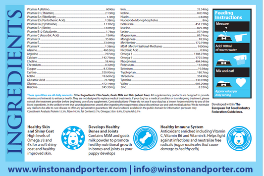 🐾 Puppy Porridge Premium Weaning and Whelping Supplement