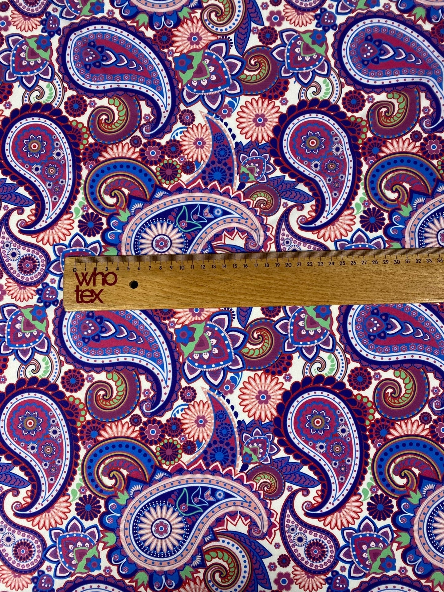 Purple Paisley Fabric