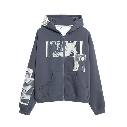 Retro Loose Cotton Hoodie