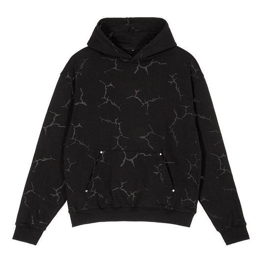 Rivet Lightning Pattern Winter Fashion Hoodies