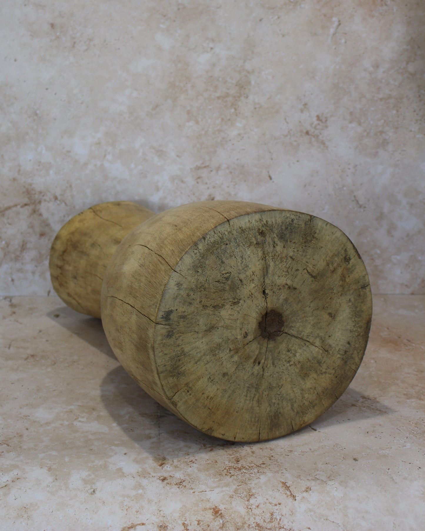 Tapered Wood Side Table - Cameroon - 93.1