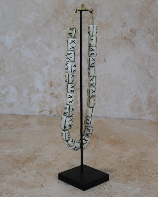 Kenya Bone Bead Necklace - 238.1