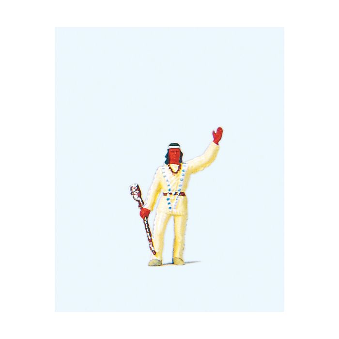 Male Native American Terrarium Figure 29031