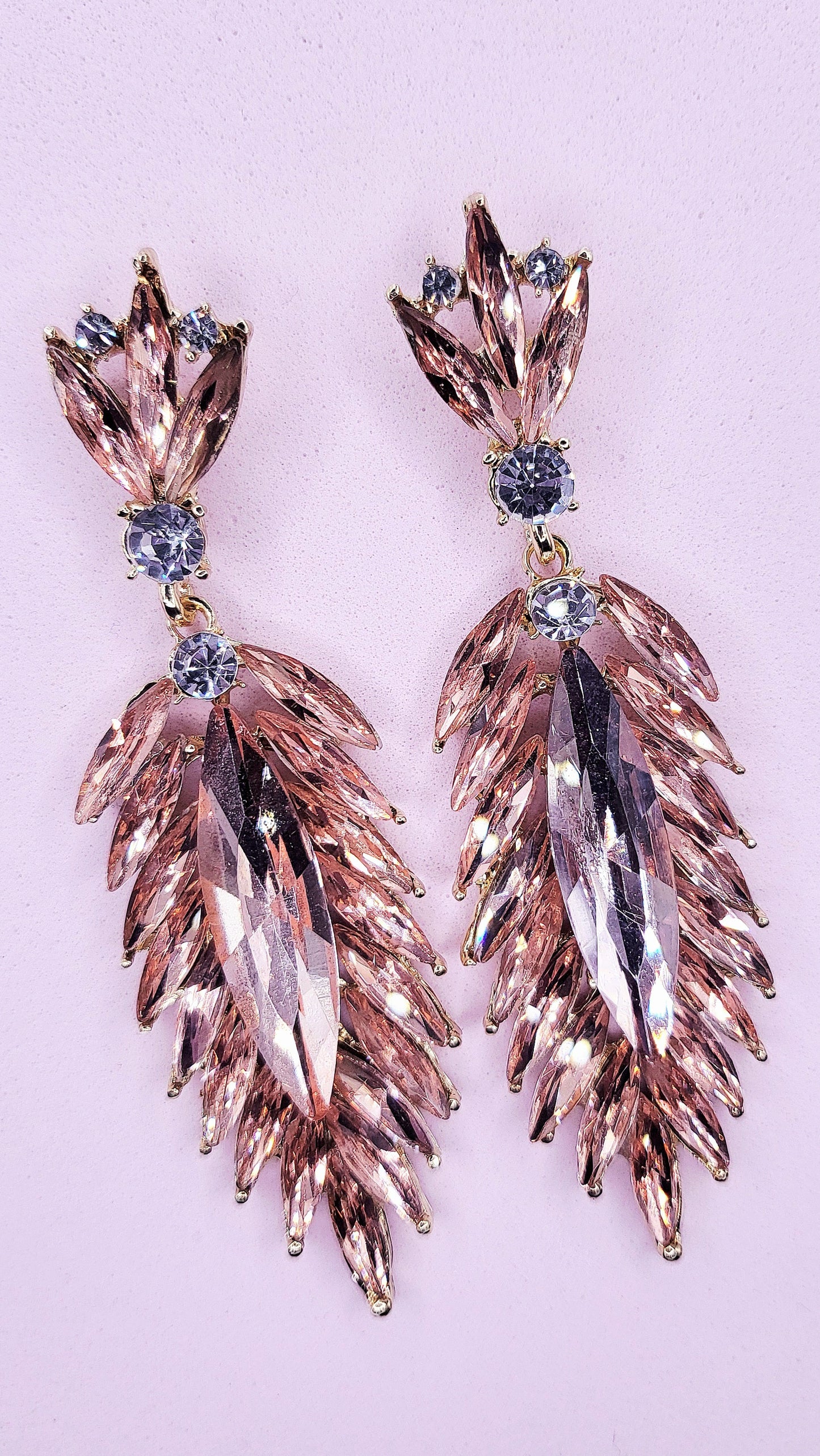 Idolize Crystal Drop and Dangle Earrings