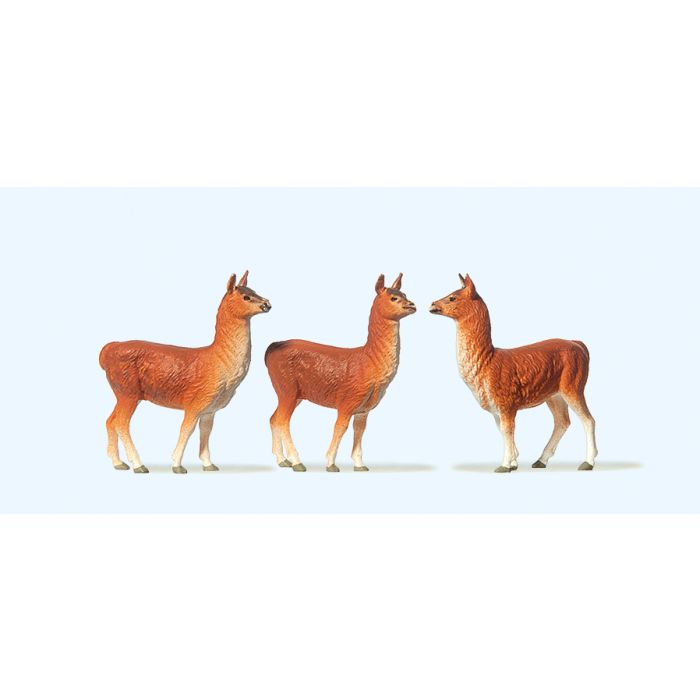 Llamas (3) Terrarium Figurines - Terrarium Figures - 20389