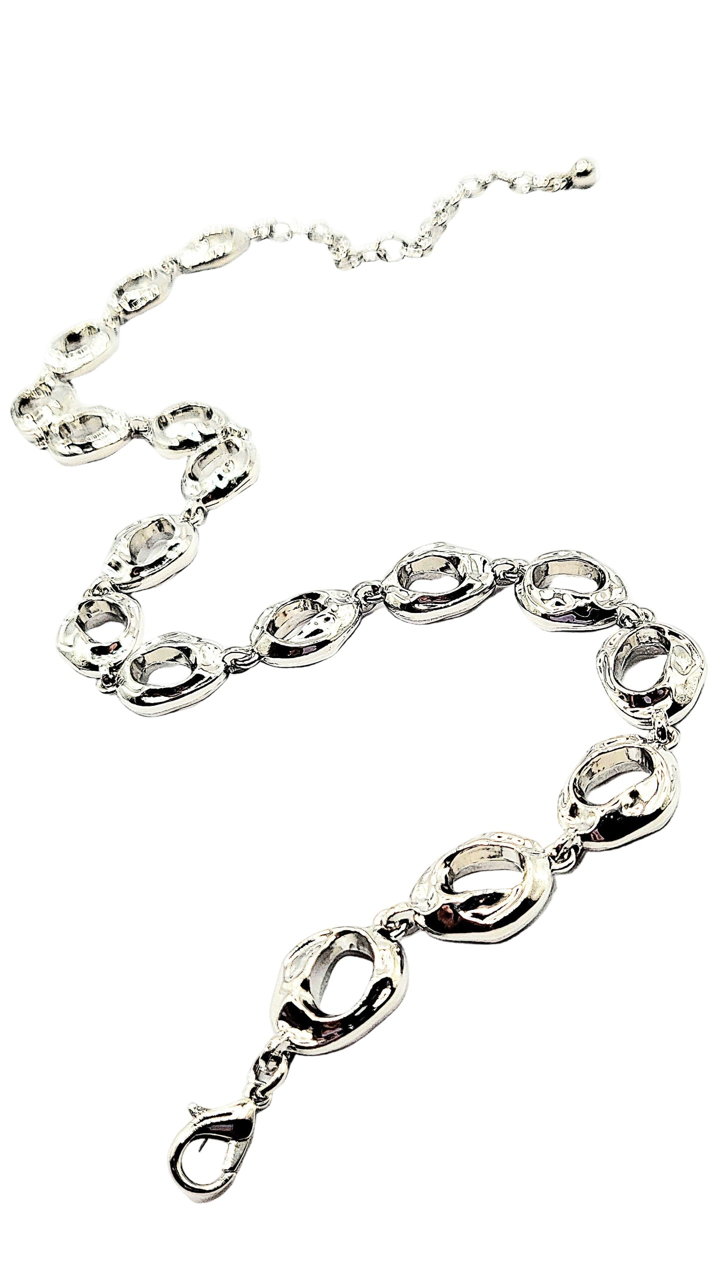 Melted Link Chain Necklace