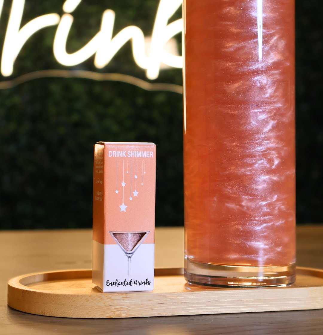 Rose Gold Edible Drink Shimmer