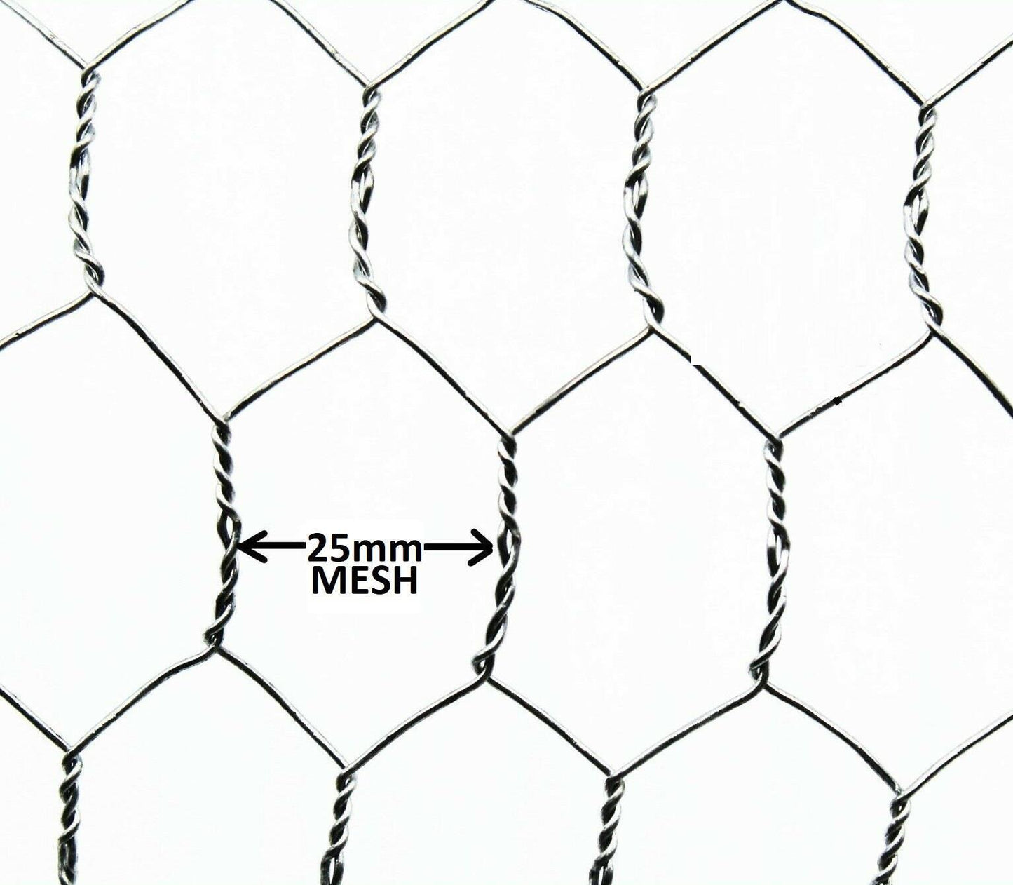 Chicken Wire Mesh Rabbit Animal Fence Green PVC Coated