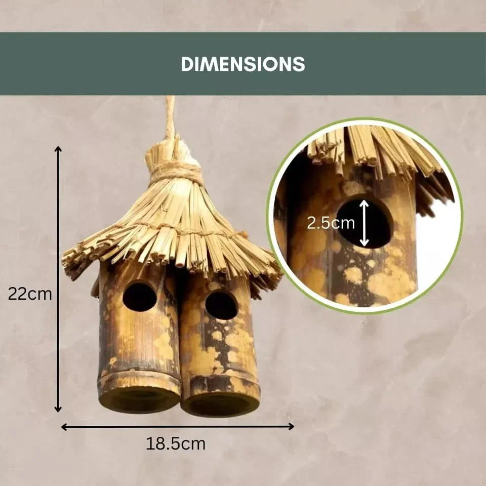 Tiki Hanging Bird Nest Box