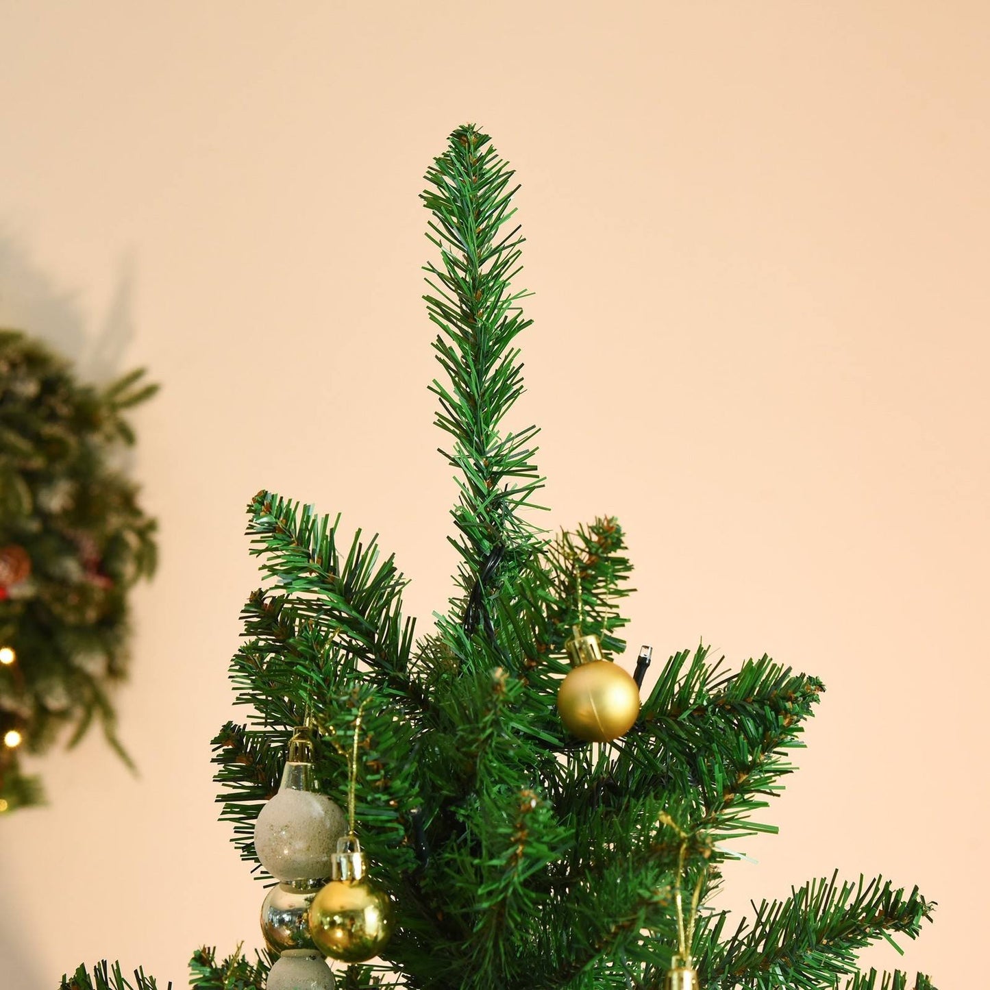 5FT Christmas Tree Warm White LED Light Holiday Home Decoration