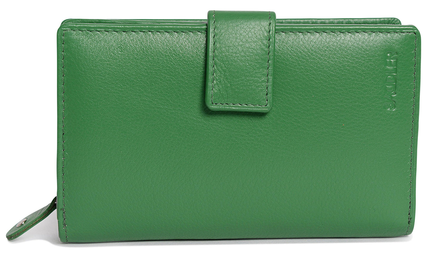 Mid-Size Leather Purse Wallet  "Holly" – Handmade by Saddler | RFID Protected & Gift Boxed