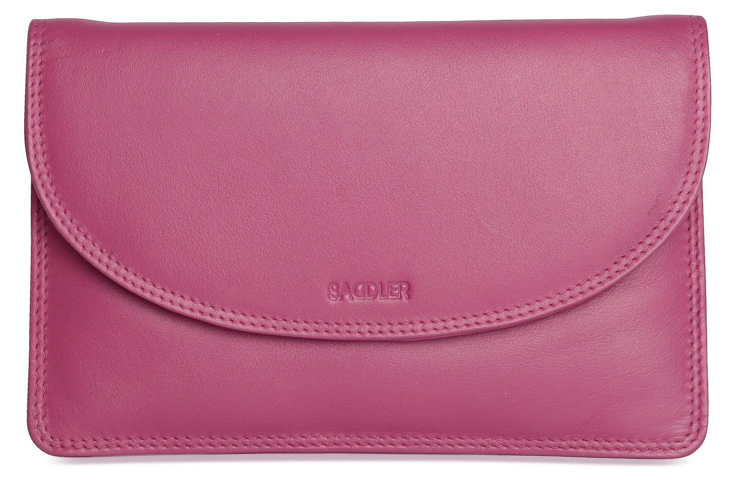 SADDLER ISABELLE Leather Slimline Crossbody Bag - Adjustable Strap, Multiple Pockets, Magnetic Closure - RFID Protected