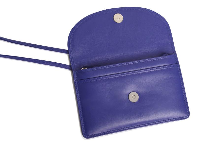 SADDLER ISABELLE Leather Slimline Crossbody Bag - Adjustable Strap, Multiple Pockets, Magnetic Closure - RFID Protected