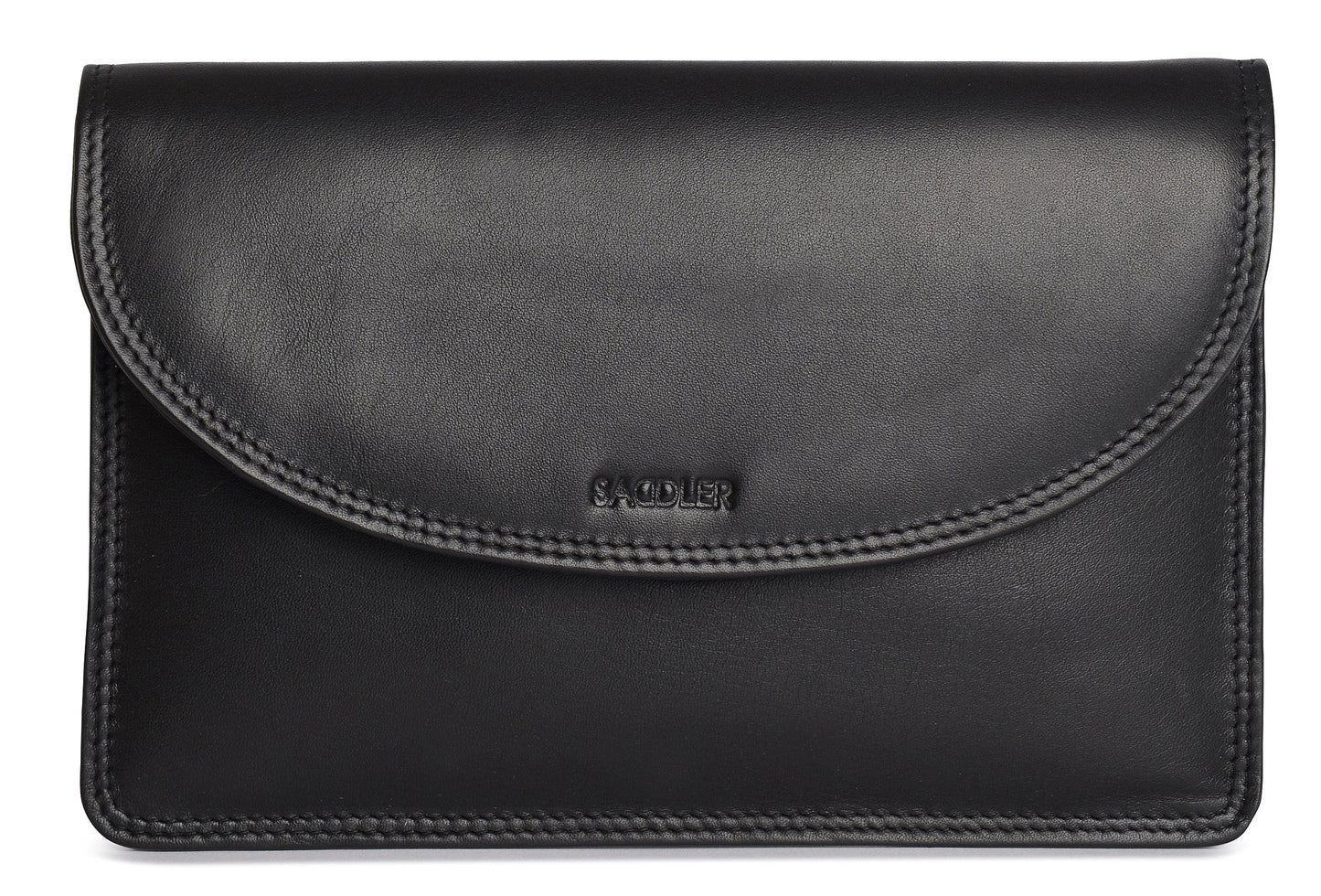 SADDLER ISABELLE Leather Slimline Crossbody Bag - Adjustable Strap, Multiple Pockets, Magnetic Closure - RFID Protected