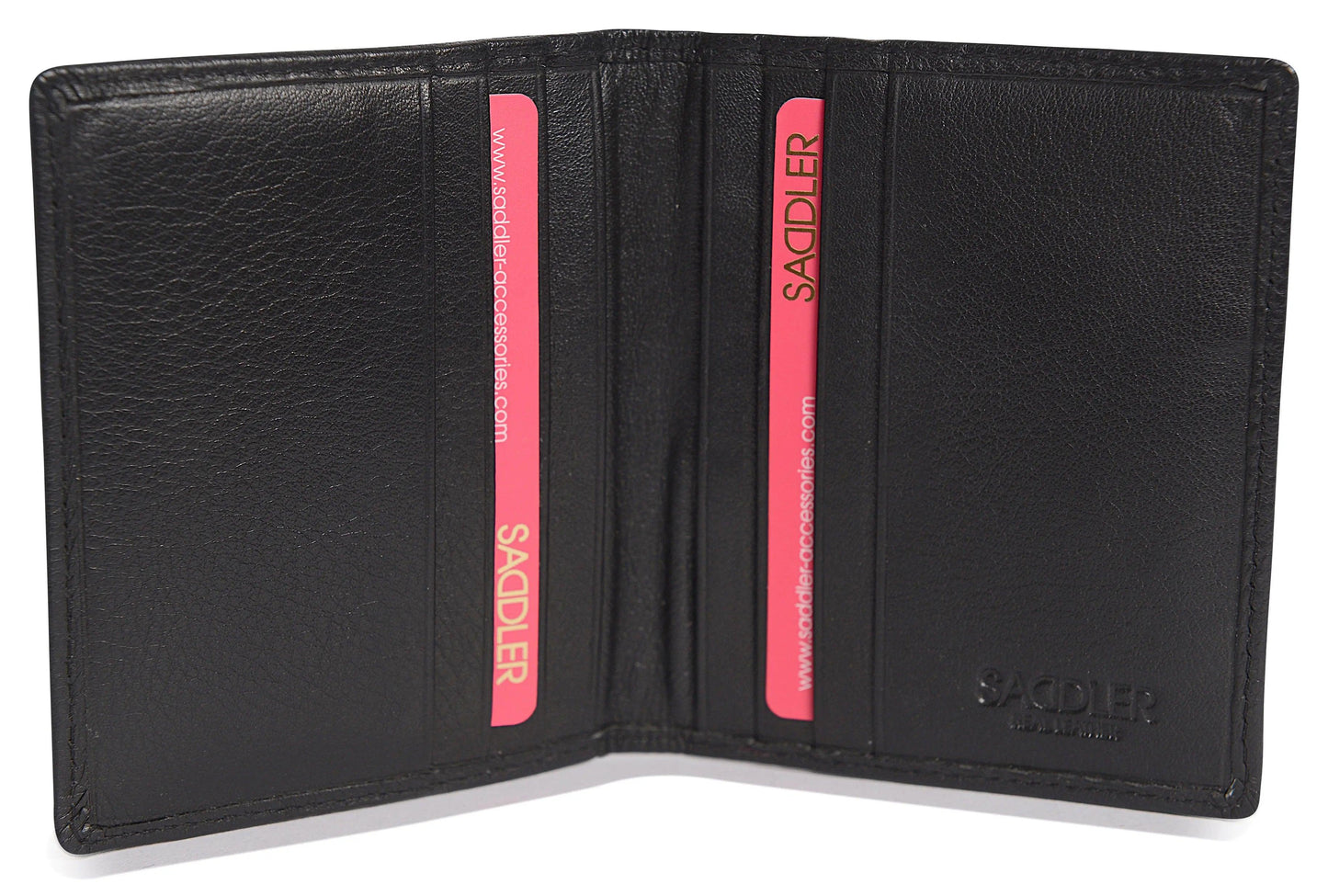 Compact Leather Card Wallet "Lexi" – Handmade by Saddler | RFID Protected & Gift Boxed
