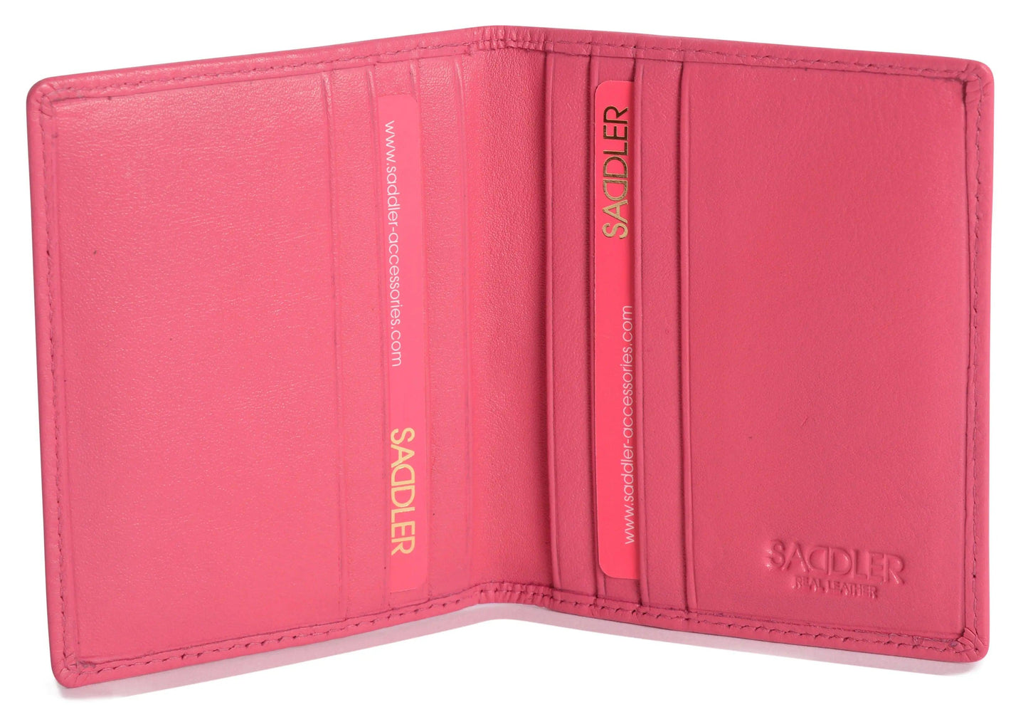 Compact Leather Card Wallet "Lexi" – Handmade by Saddler | RFID Protected & Gift Boxed
