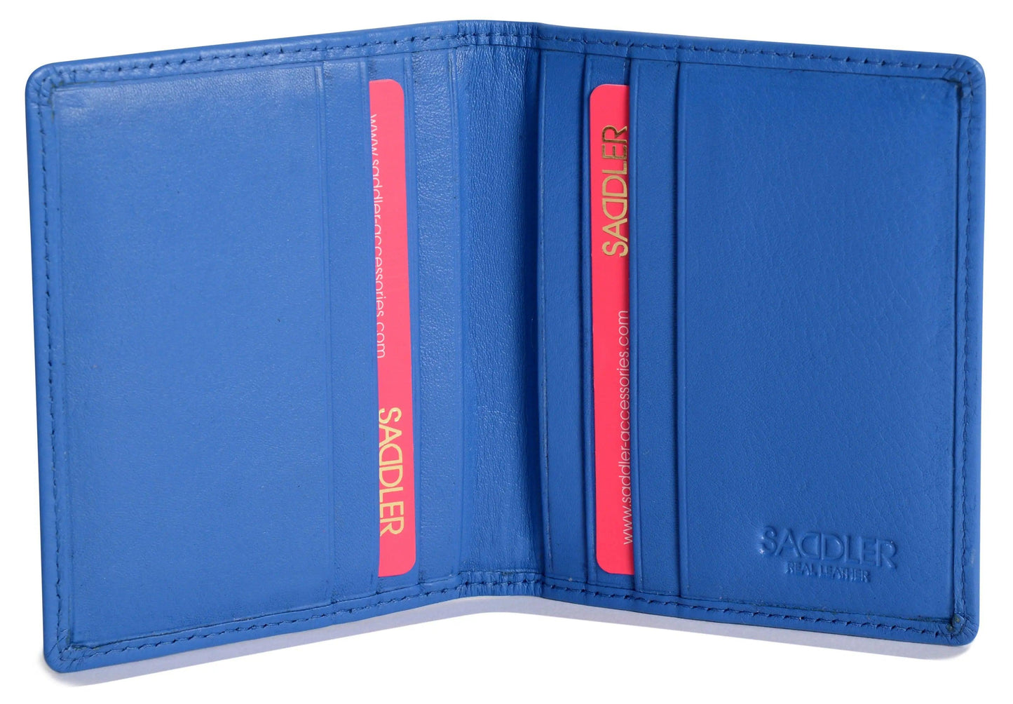 Compact Leather Card Wallet "Lexi" – Handmade by Saddler | RFID Protected & Gift Boxed