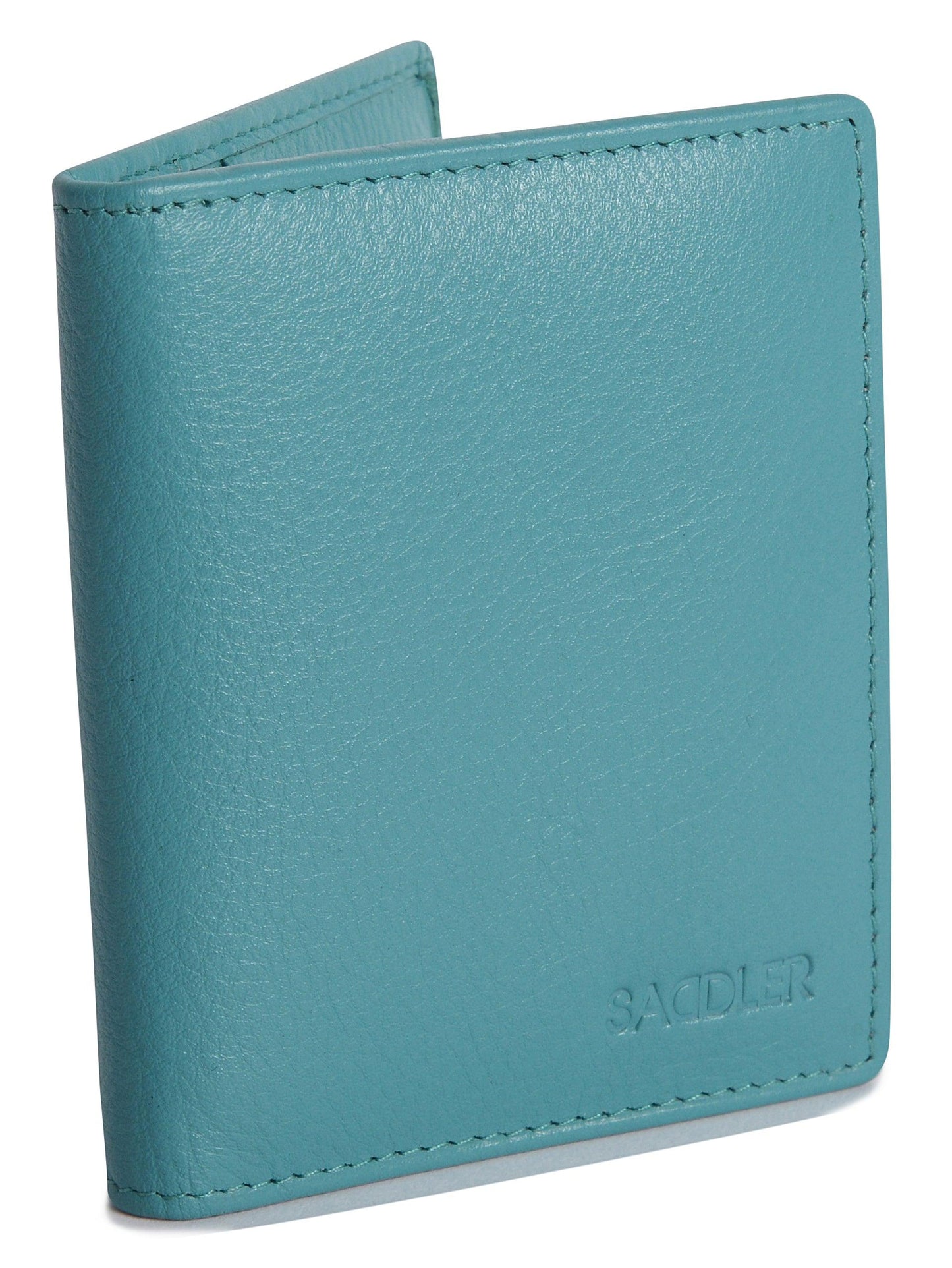 Compact Leather Card Wallet "Lexi" – Handmade by Saddler | RFID Protected & Gift Boxed