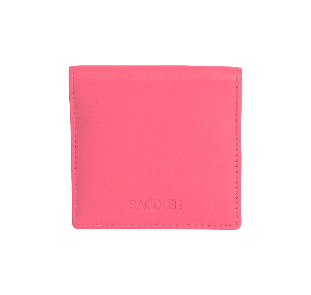 SADDLER POPPY Leather Square Mini Tray Purse