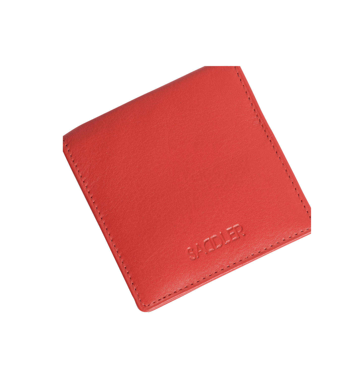 SADDLER POPPY Leather Square Mini Tray Purse