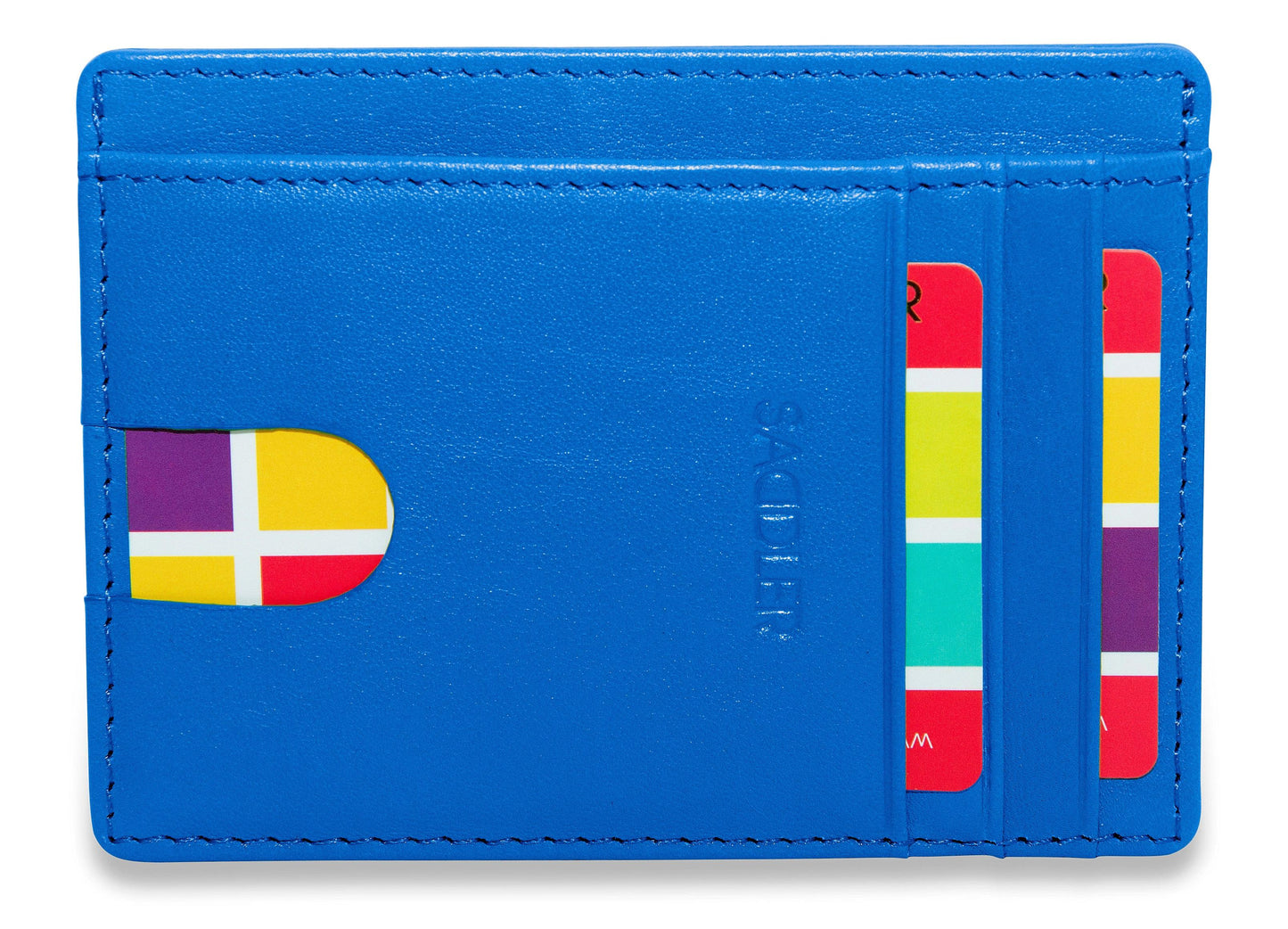 Slim Leather Card Holder "Stella" – Handmade by Saddler |Gift Boxed