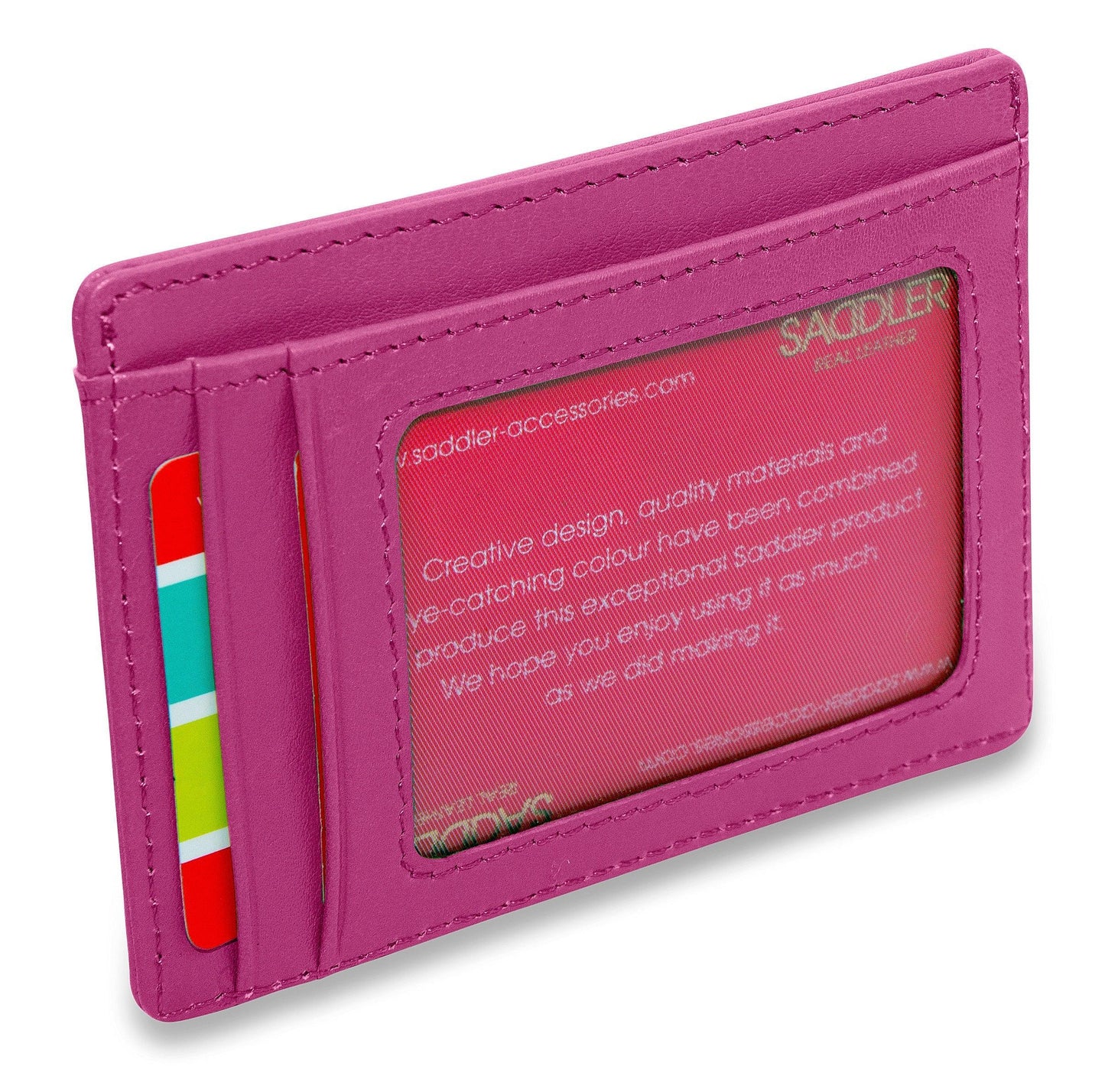 Slim Leather Card Holder "Stella" – Handmade by Saddler |Gift Boxed