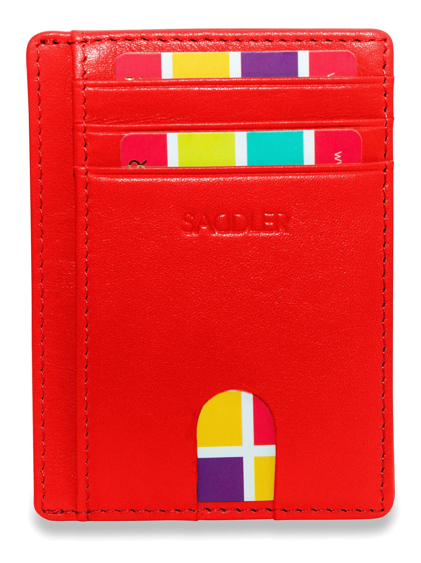 Slim Leather Card Holder "Stella" – Handmade by Saddler |Gift Boxed