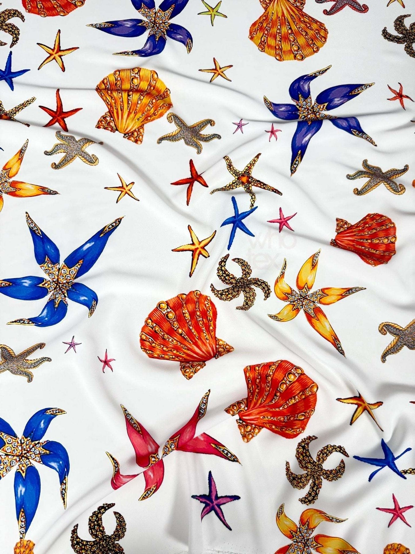 Sea Shell Fabric – Fabric by Metre, Multiple Options for Sewing & Dressmaking