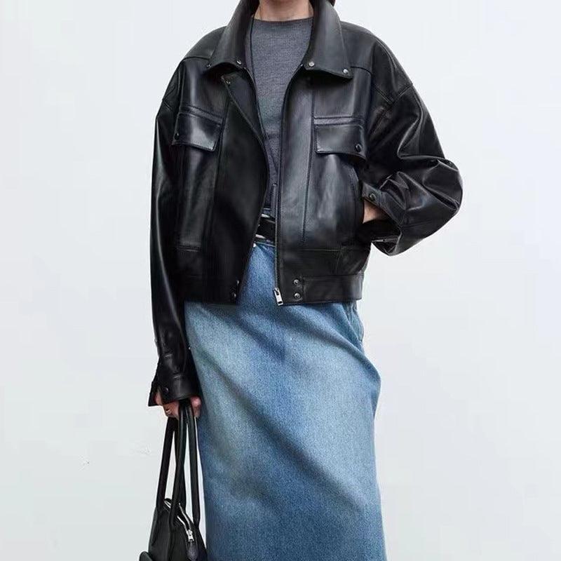 Sheepskin Jacket - Retro Loose Chic