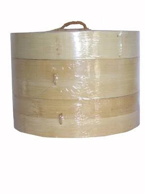 MP Bamboo Steamer 8" 2 Tier Set
