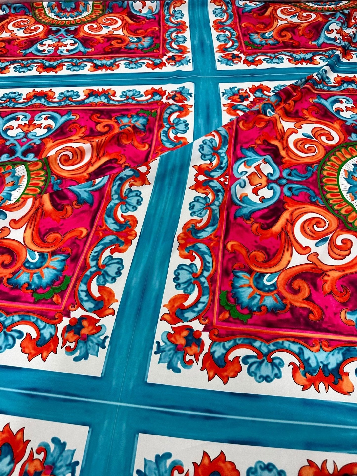Sicilian Caretto Pattern Fabric