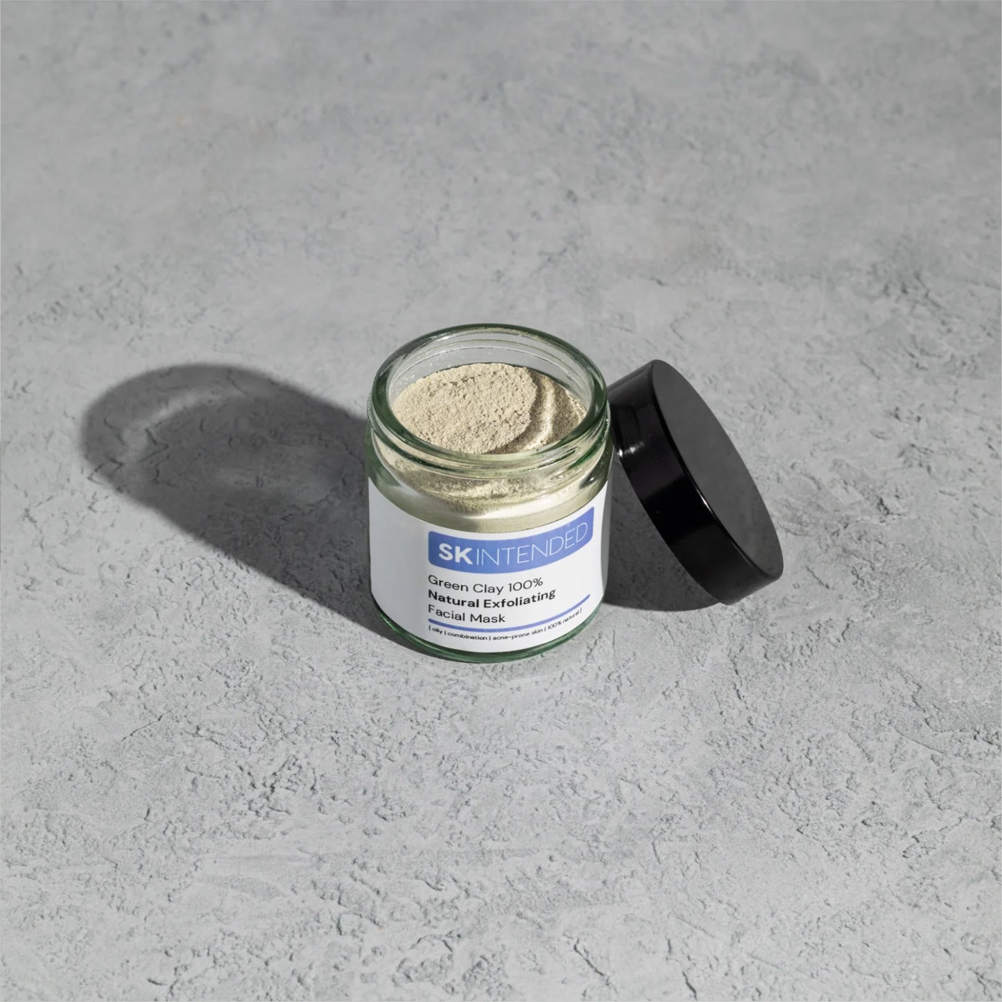 Skintended Green Clay 100% Natural Exfoliating Facial Mask