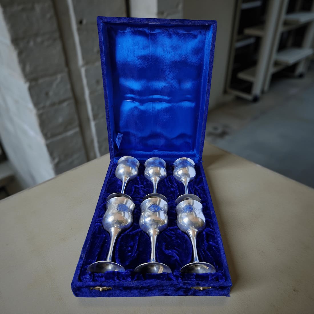 Small Goblets in Velvet Box