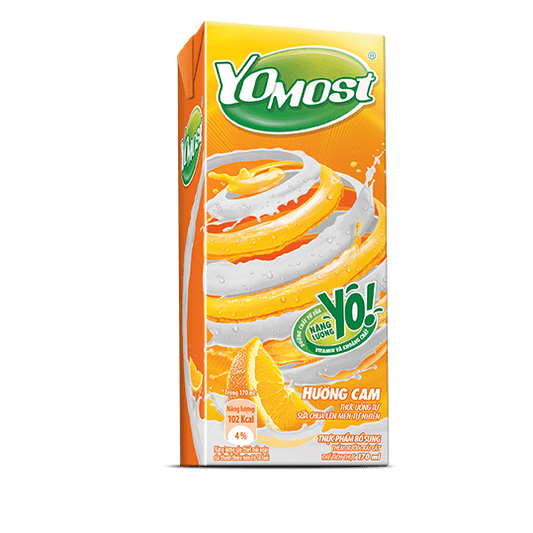 YOMOST Sữa Chua Uống Hương Cam 170ml