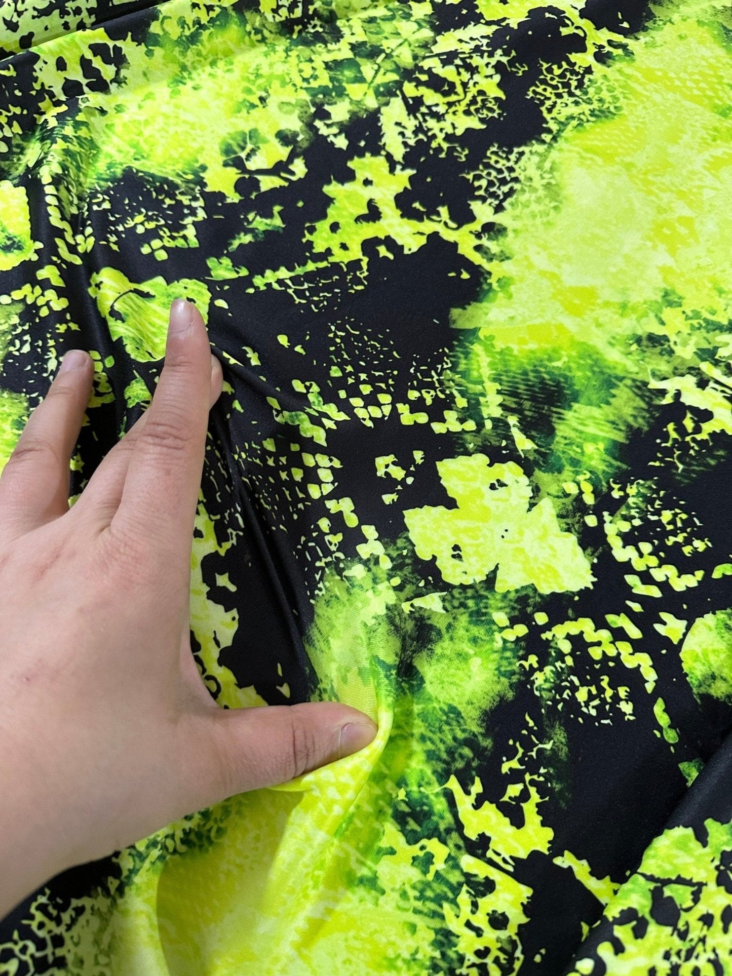 Neon Green Spandex Fabric